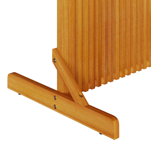Akazienholz Sichtschutz Braun 150cm