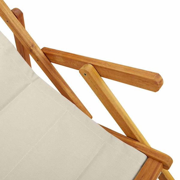 Klappstuhl Taupe mit Armlehnen