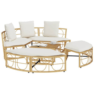 Poly Rattan Outdoor Loungebett