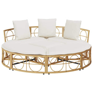 Poly Rattan Outdoor Loungebett