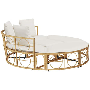 Poly Rattan Outdoor Loungebett