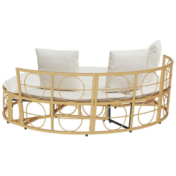 Poly Rattan Outdoor Loungebett