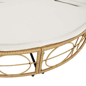 Poly Rattan Outdoor Loungebett