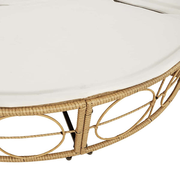 Poly Rattan Outdoor Loungebett