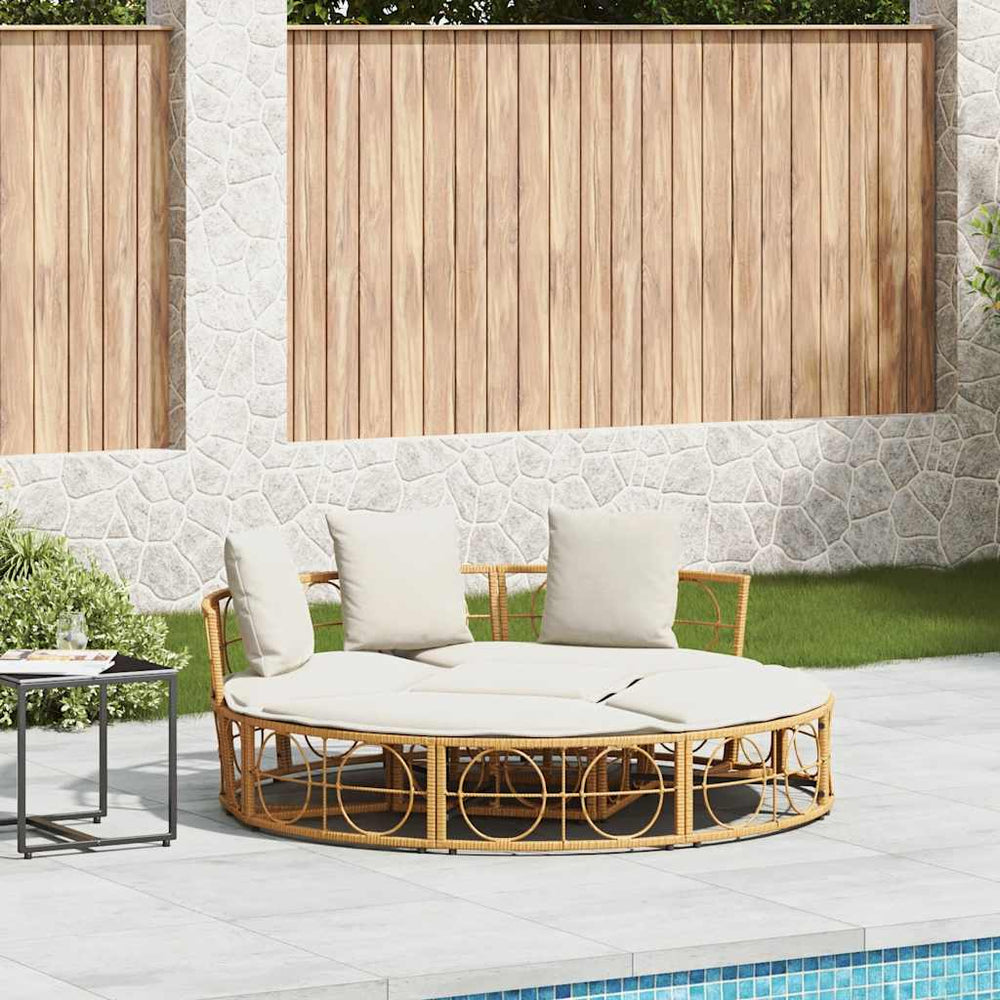 Poly Rattan Outdoor Loungebett