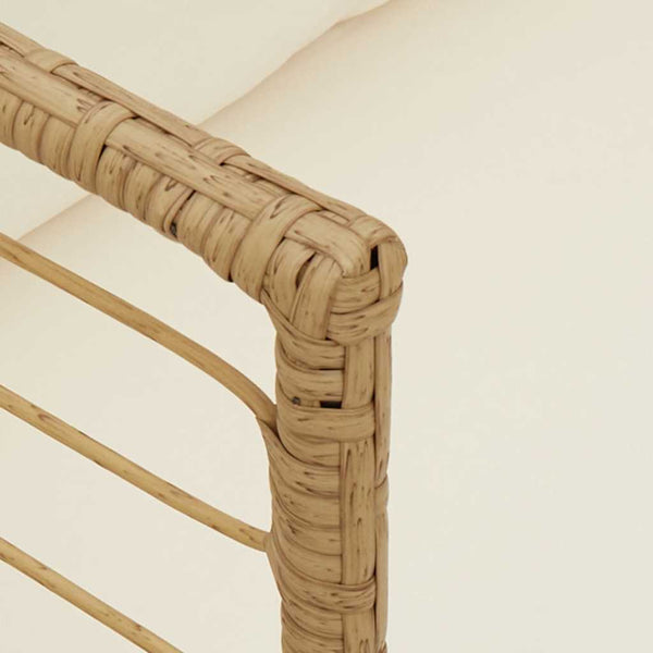 Gartenstuhl Poly Rattan mit Kissen