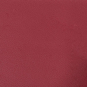 2-Sitzer Sofa mit Chaiselongue Weinrot Kunstleder