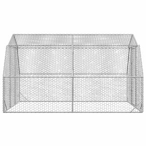 Verzinkter Hühnerstall 2,5x4x2,25 m