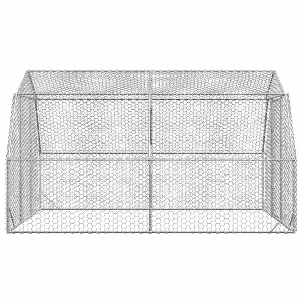 Verzinkter Hühnerstall 2,5x4x2,25 m
