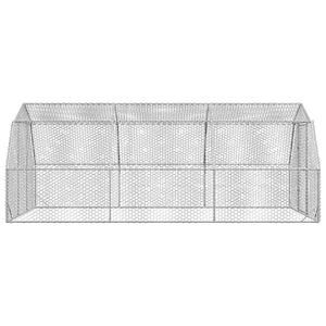 Verzinkter Hühnerstall, 2,5x6x2,25 m