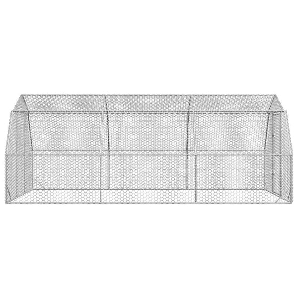 Verzinkter Hühnerstall, 2,5x6x2,25 m