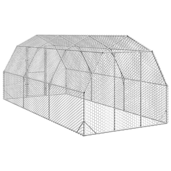 Verzinkter Hühnerstall, 2,5x6x2,25 m