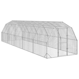Verzinkter Hühnerstall 2,5x10x2,25 m
