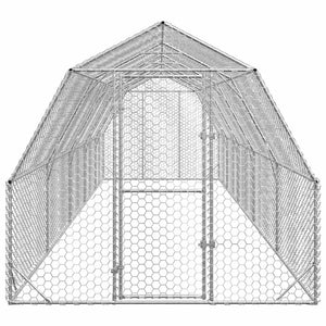 Verzinkter Hühnerstall 2,5x10x2,25 m