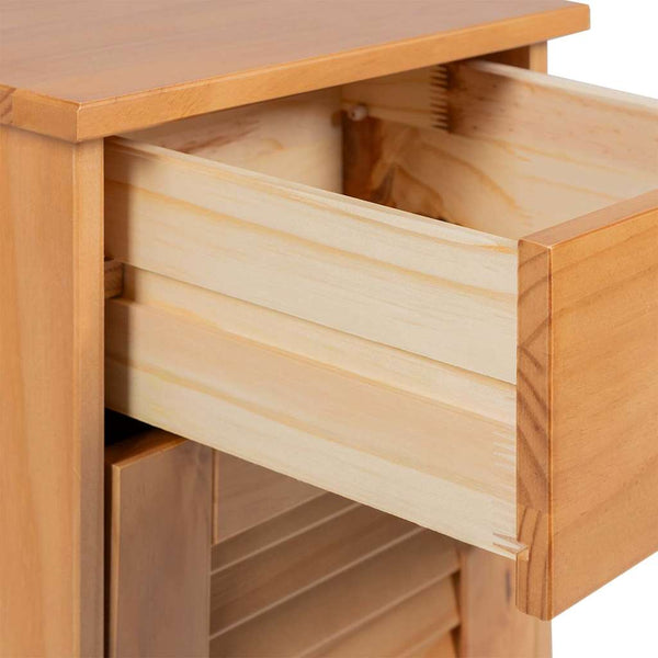 Badezimmerschrank VIGO Braun Honigbraun 2er-Set
