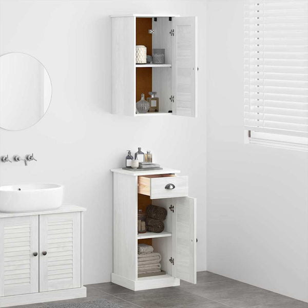 Badezimmerschrank VIGO Weiß/Antikweiß, 2er-Set