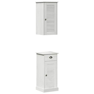 Badezimmerschrank VIGO Weiß/Antikweiß, 2er-Set