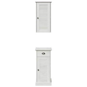 Badezimmerschrank VIGO Weiß/Antikweiß, 2er-Set