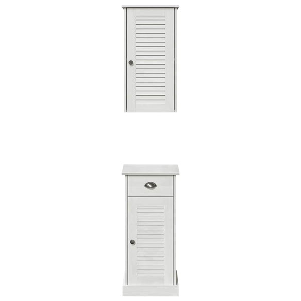 Badezimmerschrank VIGO Weiß/Antikweiß, 2er-Set