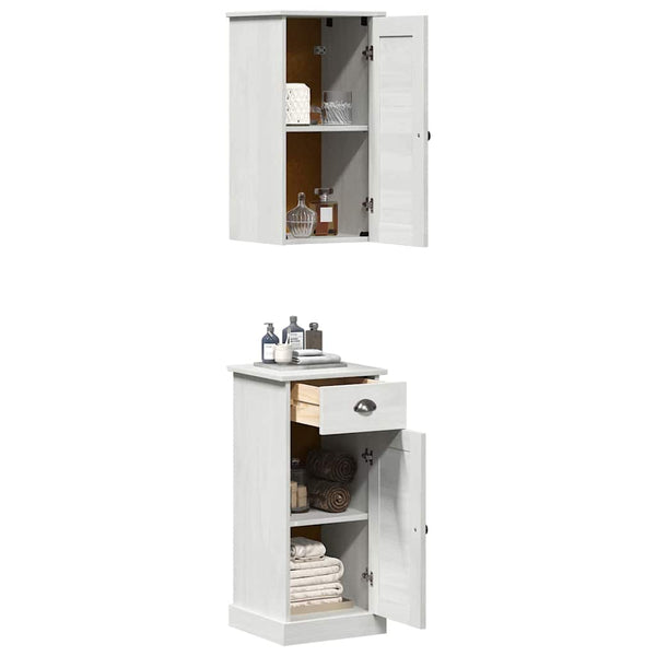 Badezimmerschrank VIGO Weiß/Antikweiß, 2er-Set