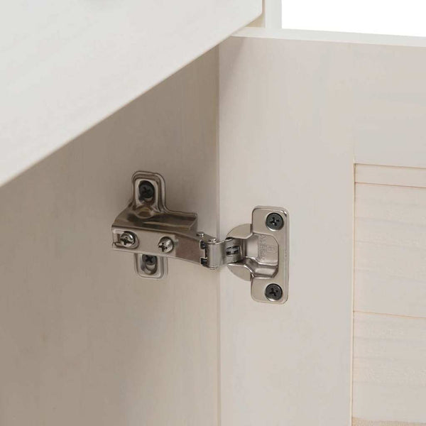 Badezimmermöbel Set Antik Weiß Kiefer