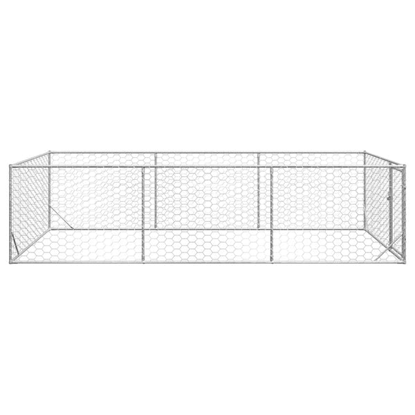 Verzinkter Outdoor-Hundezwinger 2x4x1m