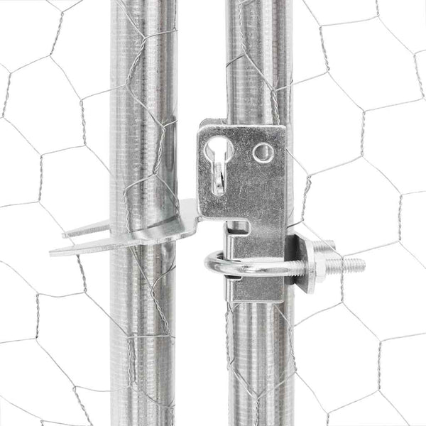 Verzinkter Outdoor-Hundezwinger 2x4x1m