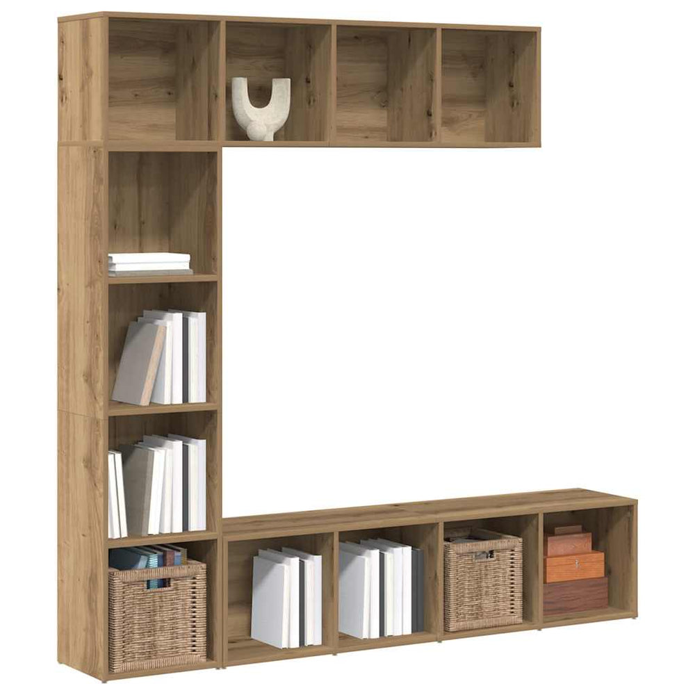 Bücherschränke 3er Set Artisan Eiche
