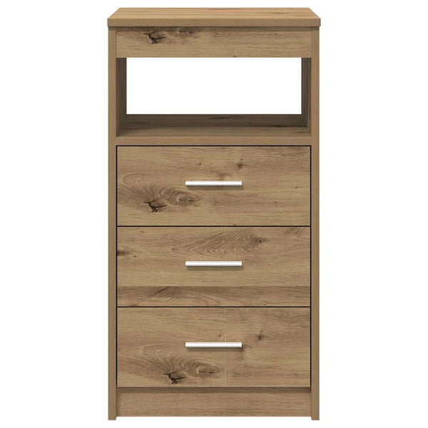 Schreibtisch mit Schrank Eiche