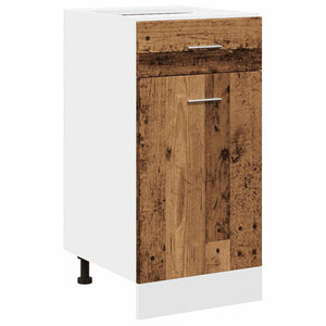 7-tlg Küchenschrank-Set Lyon Altholz-Optik