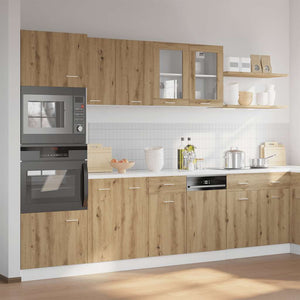 7-teiliges Küchenschrank-Set Artisan Eiche