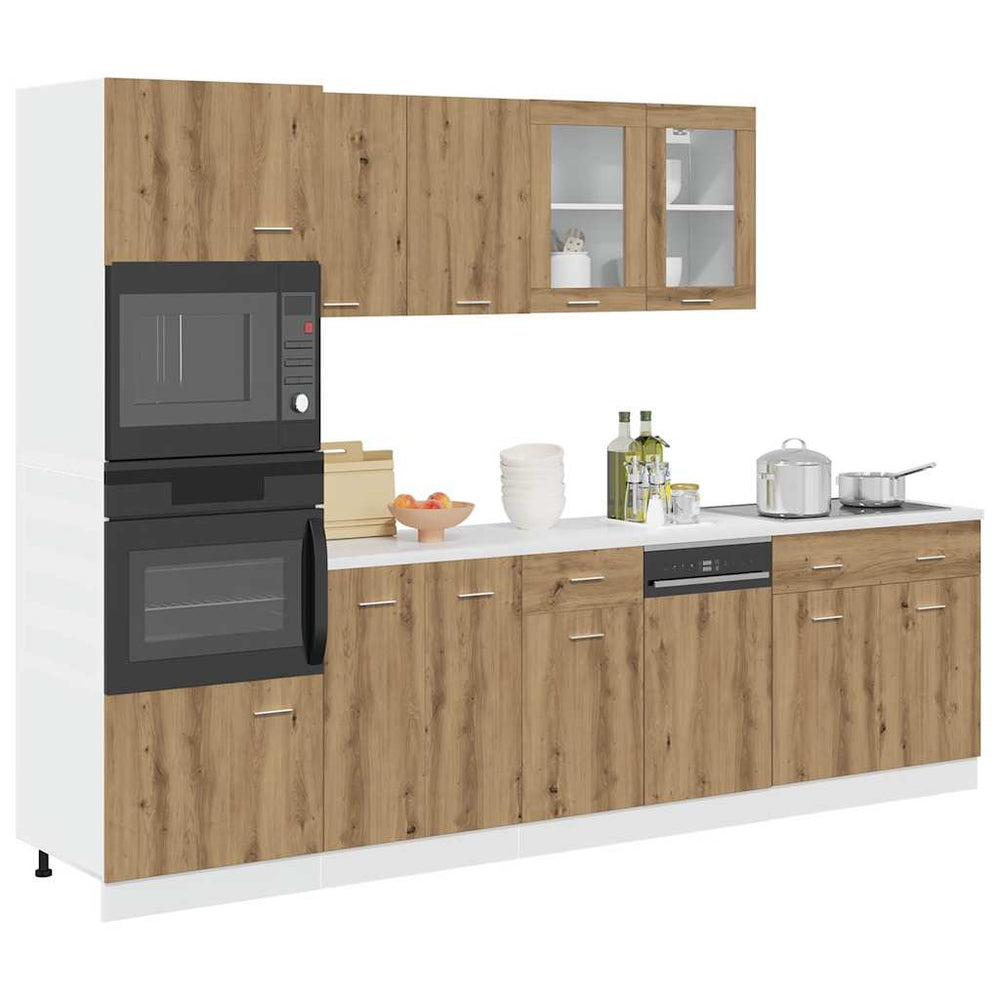 7-teiliges Küchenschrank-Set Artisan Eiche