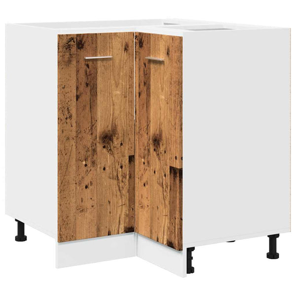 11-tlg. Küchenschrank-Set Altholz-Optik