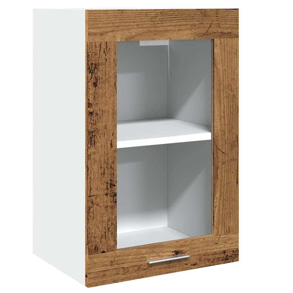 11-tlg. Küchenschrank-Set Altholz-Optik