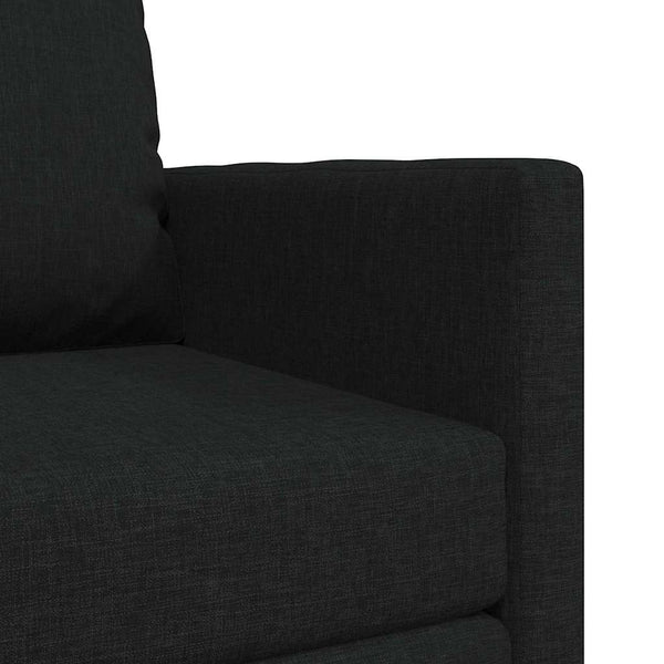 Schlafsofa Schwarz Stoff 74x81cm