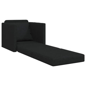 Schlafsofa Schwarz Stoff 74x81cm