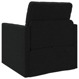 Schlafsofa Schwarz Stoff 74x81cm