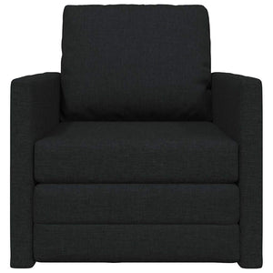 Schlafsofa Schwarz Stoff 74x81cm