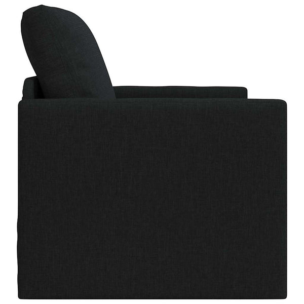 Schlafsofa Schwarz Stoff 74x81cm