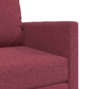 Weinrotes Schlafsofa Stoff 74x77x81cm