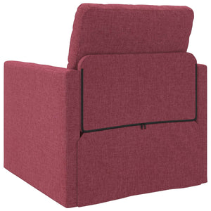 Weinrotes Schlafsofa Stoff 74x77x81cm