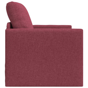 Weinrotes Schlafsofa Stoff 74x77x81cm