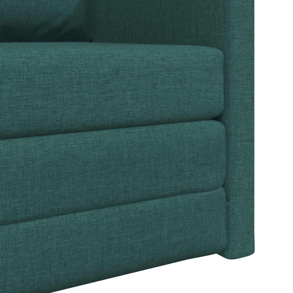 Schlafsofa Dunkelgrün Stoff 74x77x81cm