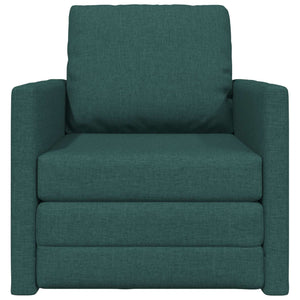 Schlafsofa Dunkelgrün Stoff 74x77x81cm