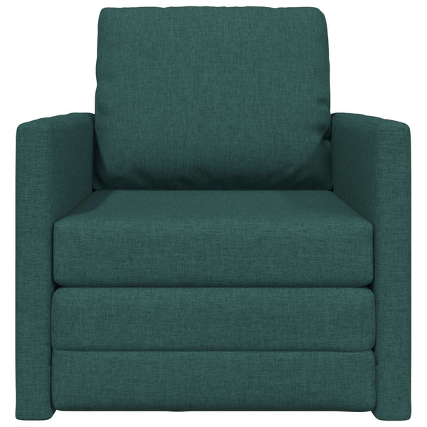 Schlafsofa Dunkelgrün Stoff 74x77x81cm