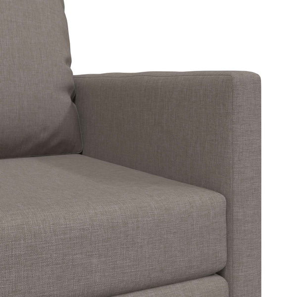 Schlafsofa Taupe Stoff 74x77x81cm
