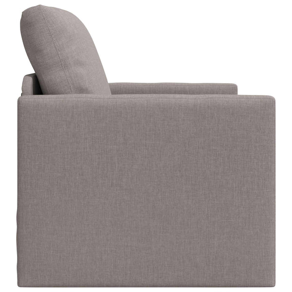 Schlafsofa Taupe Stoff 74x77x81cm