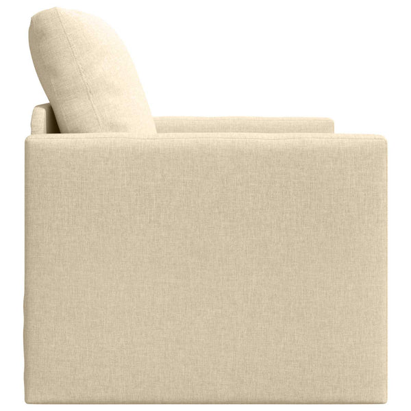 Schlafsofa Creme Stoff 74x77x81cm