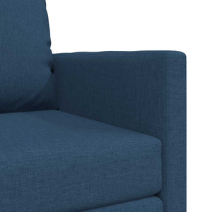 Blaues Schlafsofa Stoff 74x77x81cm