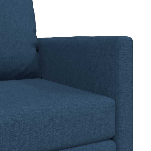 Blaues Schlafsofa Stoff 74x77x81cm